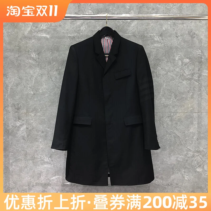 Тренчкот TB мужской, профессиональный черный модный костюм средней длины в британском стиле, Осень-зима
Тренчкот TB мужской, профессиональный черный модный костюм средней длины в британском стиле, Осень-зима