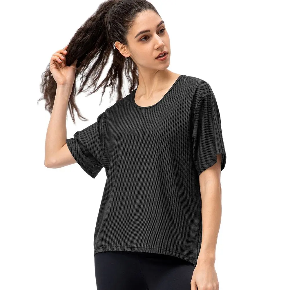 Spring and Summer New Women's T-Shirt Loose Leisure Cool Sports Short Sleeve Outdoor Fitness Running Round Neck Top
Spring and Summer New Women's T-Shirt Loose Leisure Cool Sports Short Sleeve Outdoor Fitness Running Round Neck Top