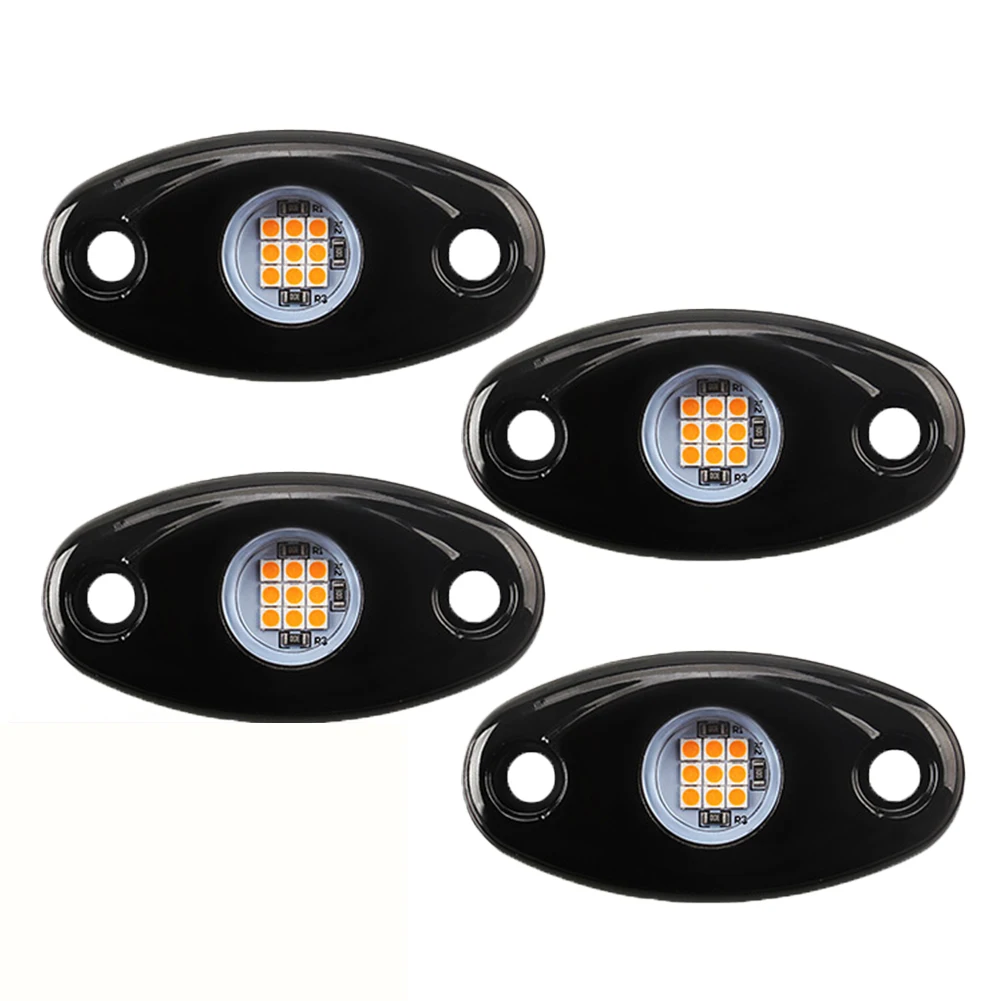 4pcs Universal Decorative LED Rock Lights Underbody Light White/Yellow/Red 12V-24V For Jeep Offroad Truck ATV UTV Boat
4pcs Universal Decorative LED Rock Lights Underbody Light White/Yellow/Red 12V-24V For Jeep Offroad Truck ATV UTV Boat