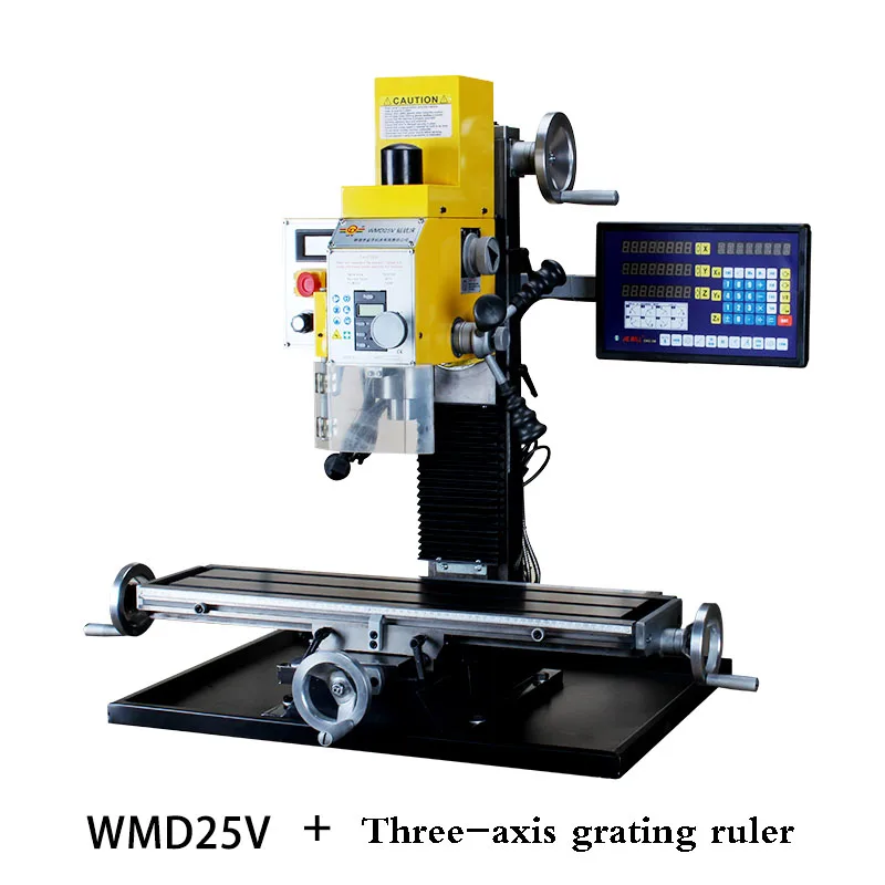 WMD25V Drilling and Milling Machine Multifunction Industrial Grade Home Desktop Drilling and Milling Three-axis Grating Ruler
WMD25V Drilling and Milling Machine Multifunction Industrial Grade Home Desktop Drilling and Milling Three-axis Grating Ruler