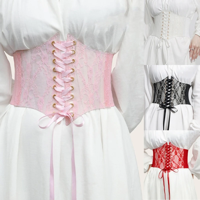 Women Lace Floral Pattern Cummerbunds Strap Belts Solid Lift Up Female Waist Corset Adjustable Body Shaper Girdle Waistband
Women Lace Floral Pattern Cummerbunds Strap Belts Solid Lift Up Female Waist Corset Adjustable Body Shaper Girdle Waistband