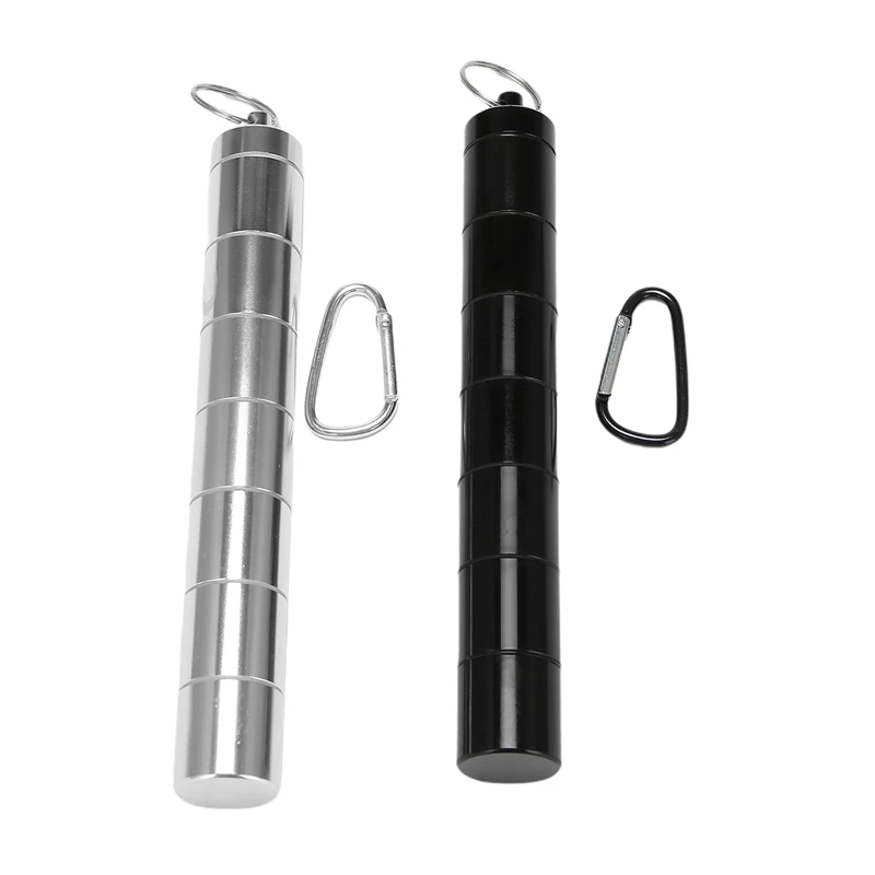 Metal Pill Box Organizer, 7 Days Pill Organizer, Waterproof Emergency Keychain Pill Holder Medicine Case 2Pcs
Metal Pill Box Organizer, 7 Days Pill Organizer, Waterproof Emergency Keychain Pill Holder Medicine Case 2Pcs