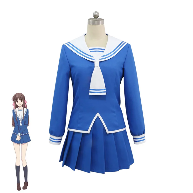 Anime Fruits Basket Tohru Honda Cosplay Costume Girl JK Sailor Dress Japanese School Uniform Halloween Carnival Suit Custom Made
Anime Fruits Basket Tohru Honda Cosplay Costume Girl JK Sailor Dress Japanese School Uniform Halloween Carnival Suit Custom Made