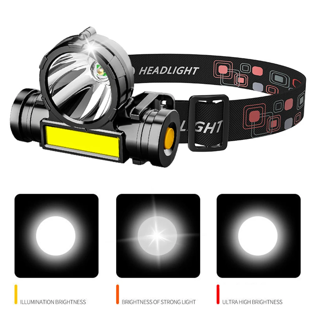 Headlight Super Bright Head Torch LED COB Headlamp Camping Fishing Work Light Outdoor Equipments Camping Accessories Tool Hiking
Headlight Super Bright Head Torch LED COB Headlamp Camping Fishing Work Light Outdoor Equipments Camping Accessories Tool Hiking