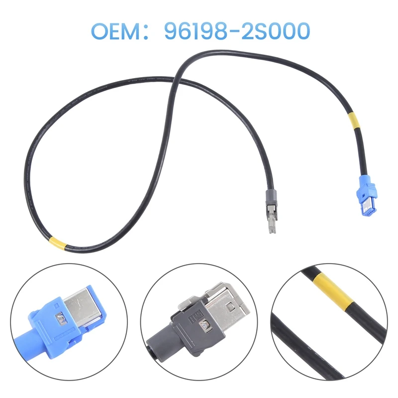 1 Piece USB+IPDO Navigation Interface Cable Black ABS For Hyundai TUCSON IX35 FUEL CELL 2010-2016 For KIA 96198-2S000 
1 Piece USB+IPDO Navigation Interface Cable Black ABS For Hyundai TUCSON IX35 FUEL CELL 2010-2016 For KIA 96198-2S000