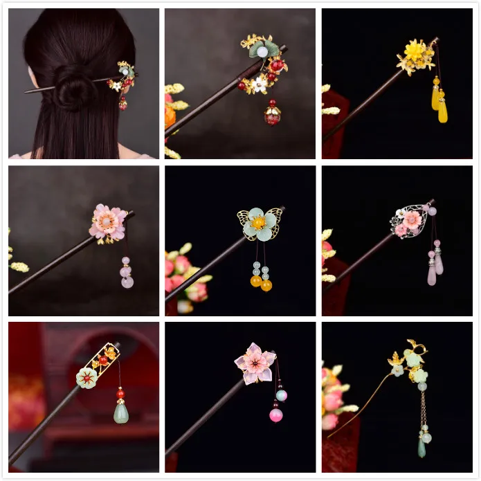 Ethnic Style Retro Exquisite Synthetic Flower Hair Sticks Ancient Classical Chinese Court Empress Hair Sticks Jewelry
Ethnic Style Retro Exquisite Synthetic Flower Hair Sticks Ancient Classical Chinese Court Empress Hair Sticks Jewelry