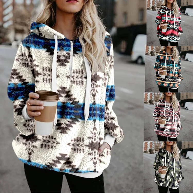Tops for Fall/winter 2021 New Velvet Sweater Ethnic Printed Sweater Women Fall/winter Pullover
Tops for Fall/winter 2021 New Velvet Sweater Ethnic Printed Sweater Women Fall/winter Pullover