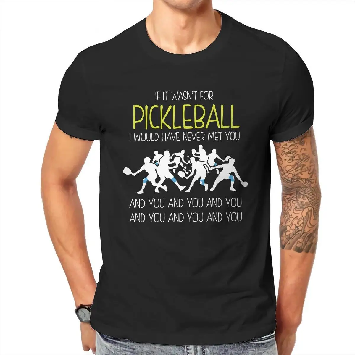 Men's Pickleball I Would Have Never Met You T Shirts Pure Cotton Clothes Vintage Short Sleeve Crewneck Tees Printed T-Shirt
Men's Pickleball I Would Have Never Met You T Shirts Pure Cotton Clothes Vintage Short Sleeve Crewneck Tees Printed T-Shirt