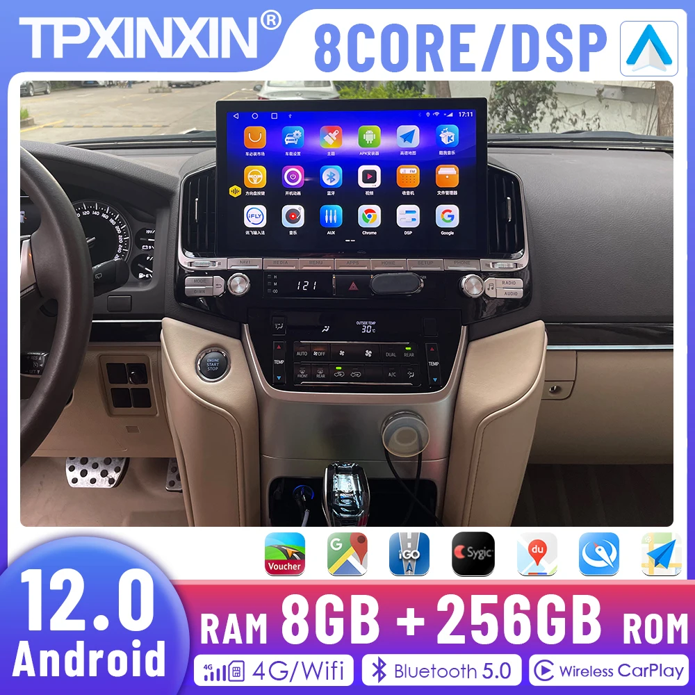 Android 12.0 8+128G For Toyota Land Cruiser 200 LC200 2008-2021 Multimedia Player Navigation Auto Radio Head Unit Carplay
Android 12.0 8+128G For Toyota Land Cruiser 200 LC200 2008-2021 Multimedia Player Navigation Auto Radio Head Unit Carplay