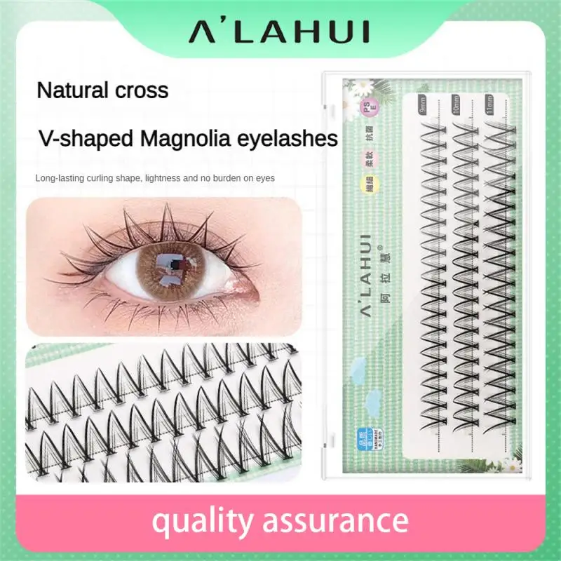 

Segmented Alahui Lower Portrait False Eyelashes Simulation Natural Curling