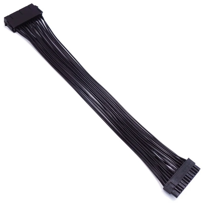 32cm 24PIN Female to Male 24P 18AWG Sleeved PSU Extension Power Cord / Cable with Black White Blue Red Sleeving
32cm 24PIN Female to Male 24P 18AWG Sleeved PSU Extension Power Cord / Cable with Black White Blue Red Sleeving