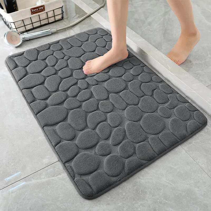 Mat Non Slip Carpets Cobblestone Embossed Bathroom Bath In Wash Basin Bathtub Side Floor Rug Shower Room Doormat Memory Foam
Mat Non Slip Carpets Cobblestone Embossed Bathroom Bath In Wash Basin Bathtub Side Floor Rug Shower Room Doormat Memory Foam