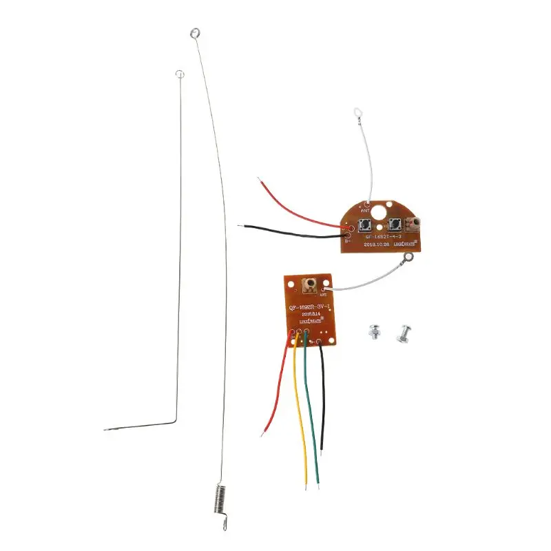 2CH RC Remote Control 27MHz Circuit PCB Transmitter and Receiver Board Radio System with Antenna Set for Car Dropshipping
2CH RC Remote Control 27MHz Circuit PCB Transmitter and Receiver Board Radio System with Antenna Set for Car Dropshipping