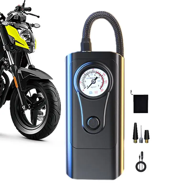 Portable Car Air Pump Tire Inflator Air Compressor Multifunctional Fast Accurate Air Pump For Motorcycles Bikes Car Accessories
Portable Car Air Pump Tire Inflator Air Compressor Multifunctional Fast Accurate Air Pump For Motorcycles Bikes Car Accessories