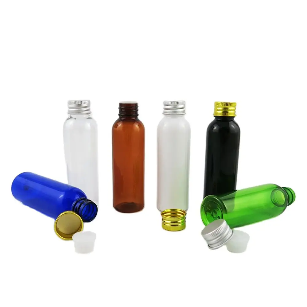 30pcs 60ml 2oz Cream Lotion Colors Plastic Bottle with Aluminum Screw Cap Black White Clear Amber bottle Cosmetic Container
30pcs 60ml 2oz Cream Lotion Colors Plastic Bottle with Aluminum Screw Cap Black White Clear Amber bottle Cosmetic Container