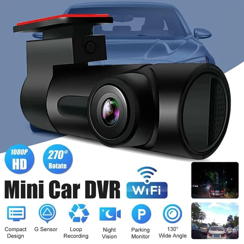 Car Driving Recorder 1080P DVR HD Night Vision Car Dash Cam Wi-Fi Dynamic Auto Dash Cam
Car Driving Recorder 1080P DVR HD Night Vision Car Dash Cam Wi-Fi Dynamic Auto Dash Cam