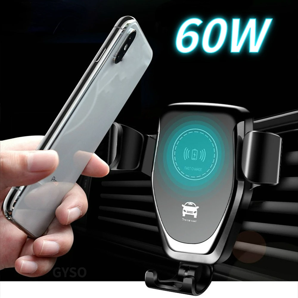 GYSO 60W Fast Car Wireless Charger For iPhone 14 13 12 11 Pro MAX Samsung S21 S20 S10 Xiaomi Wireless Charging Phone Car Holder
GYSO 60W Fast Car Wireless Charger For iPhone 14 13 12 11 Pro MAX Samsung S21 S20 S10 Xiaomi Wireless Charging Phone Car Holder