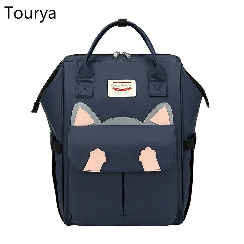 

Tourya Fashion Waterproof Women Backpack Shoulder School Bags For Teenagers Girls Travel Bagpack Laptop Rucksack Bookbag Mochila