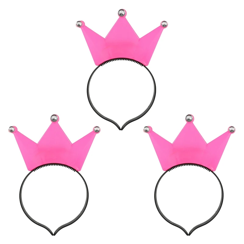 3Pcs LED Flashing Diadem Crown Hair Band Christmas Birthday Party Prince Princess King Decoration Pink
3Pcs LED Flashing Diadem Crown Hair Band Christmas Birthday Party Prince Princess King Decoration Pink