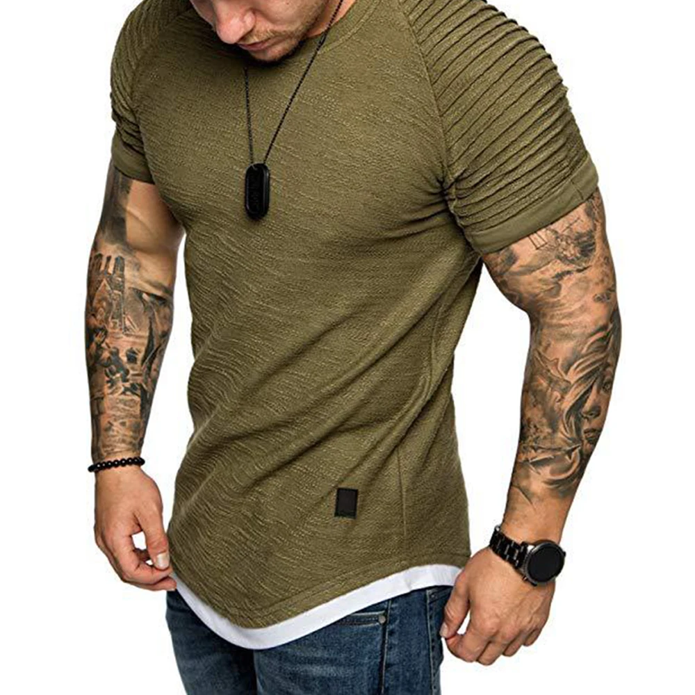 Men T-Shirt Sports Gym Slim Casual Short Sleeve Crew Neck Tops Quick Drying Jersey Tight Breathable Bodybuilding Fitness Shirts
Men T-Shirt Sports Gym Slim Casual Short Sleeve Crew Neck Tops Quick Drying Jersey Tight Breathable Bodybuilding Fitness Shirts