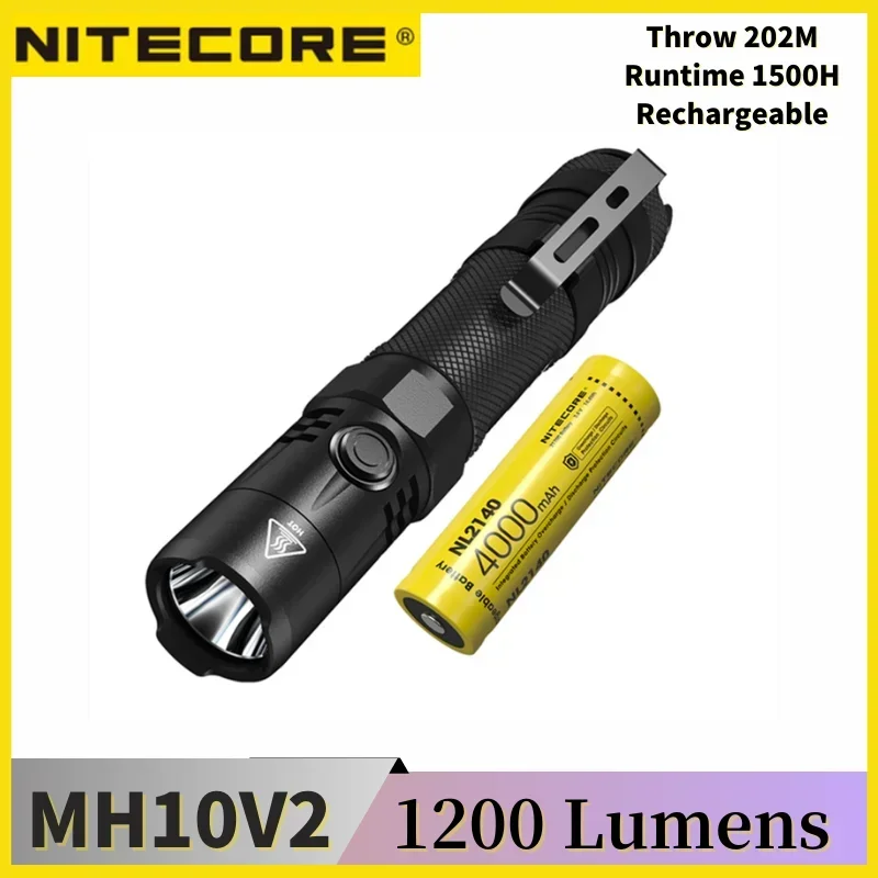 Nitecore MH10 V2 водонепроницаемый фонарик белый свет
Nitecore MH10 V2 водонепроницаемый фонарик белый свет