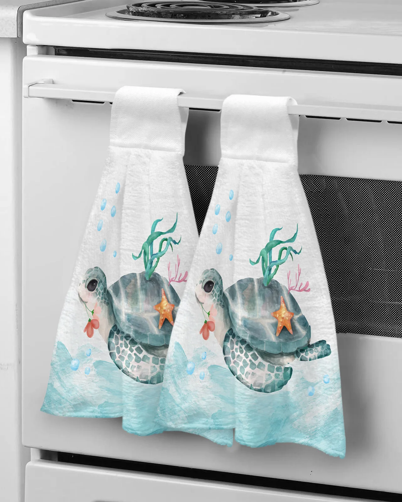 Underwater World Turtle Retro Hand Towel Bathroom Supplies Absorbent Cloth Dishcloths Hanging Cloth Kitchen Accessories
Underwater World Turtle Retro Hand Towel Bathroom Supplies Absorbent Cloth Dishcloths Hanging Cloth Kitchen Accessories