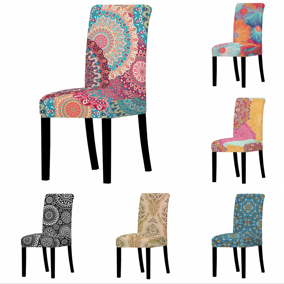 Mandala Print Elastic Chair Cover Dust-proof Office Chair Cover Washable Spandex High Back Chair Cover Nordic Style Home Decor
Mandala Print Elastic Chair Cover Dust-proof Office Chair Cover Washable Spandex High Back Chair Cover Nordic Style Home Decor