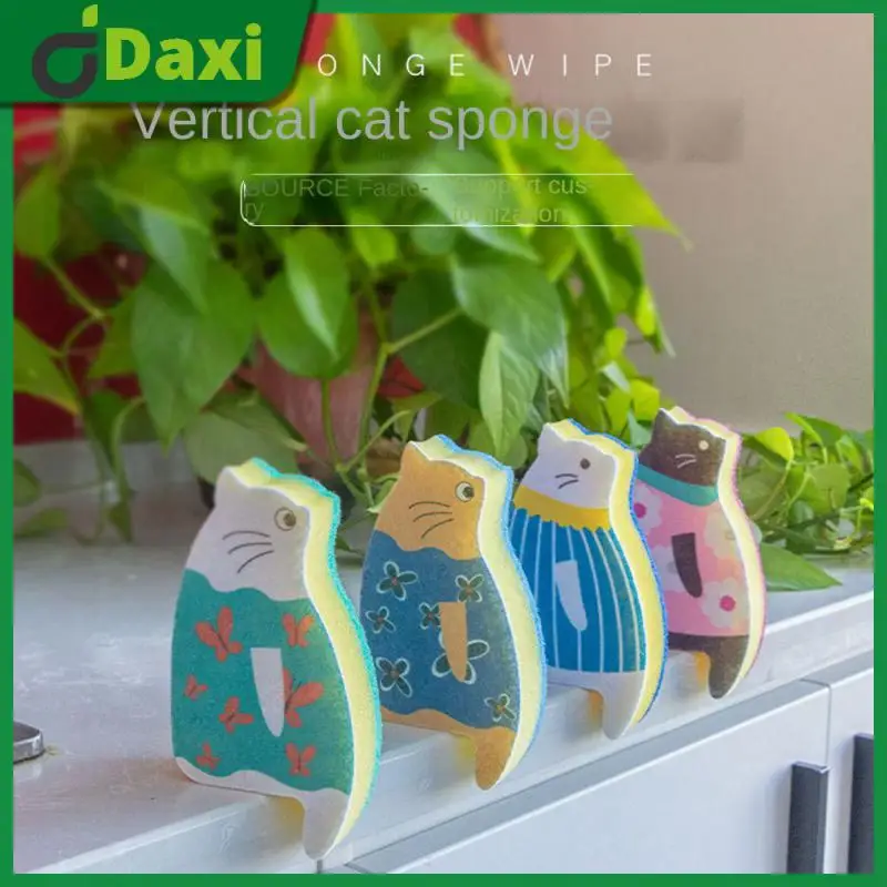 Clean All Directions Kitchen Sponge Brush Double-sided Pressure Resistance Cat Sponge Wipe Durability Dishwashing Scouring Pad
Clean All Directions Kitchen Sponge Brush Double-sided Pressure Resistance Cat Sponge Wipe Durability Dishwashing Scouring Pad