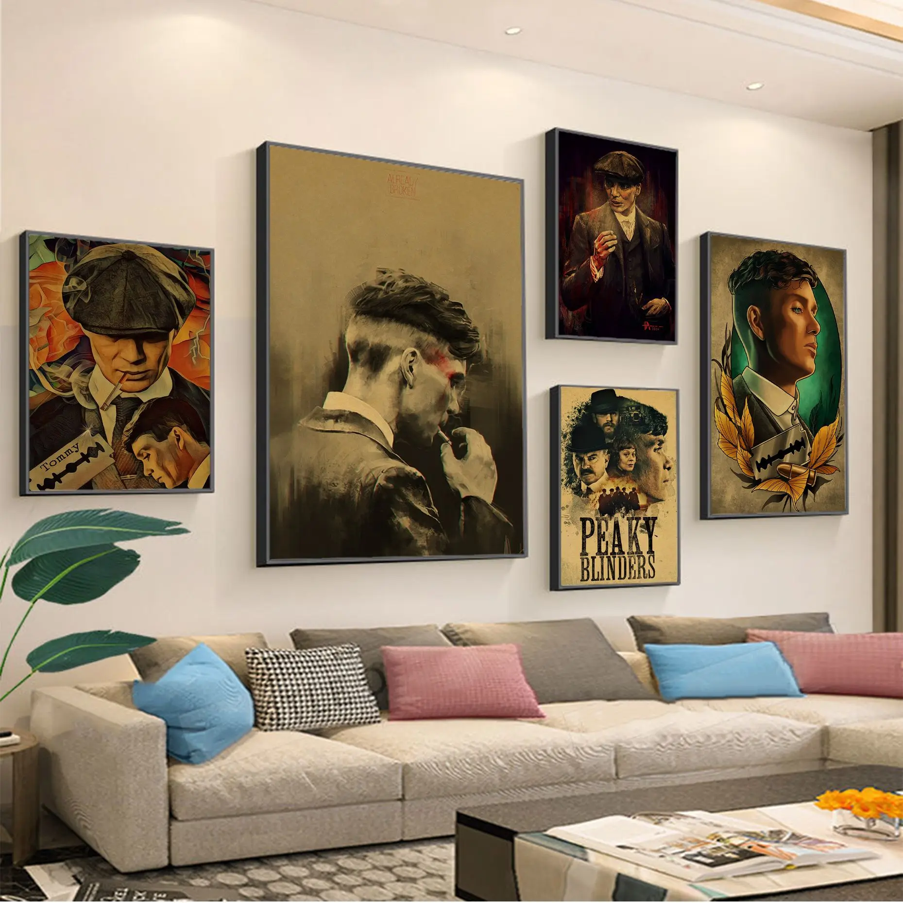 Peaky Blinders Graffiti Art Paintings on Canvas Art Posters and Prints Abstract Picture for Living Room Decor Wall Stickers
Peaky Blinders Graffiti Art Paintings on Canvas Art Posters and Prints Abstract Picture for Living Room Decor Wall Stickers