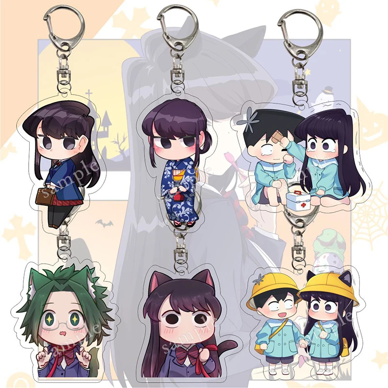 Manga Komi Can't Communicate Acrylic Keychain Trendy PVC Anime Figure Charm Keyring Jewelry Badge Komi-San Protection Division
Manga Komi Can't Communicate Acrylic Keychain Trendy PVC Anime Figure Charm Keyring Jewelry Badge Komi-San Protection Division