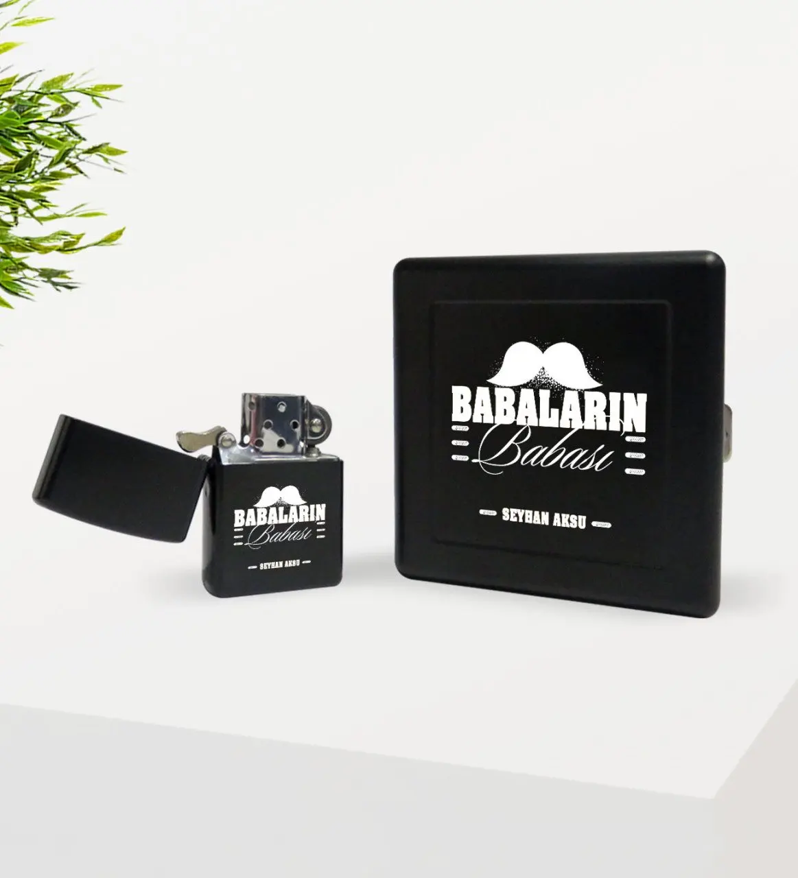 Персонализированный черный металлический чехол для сигарет Babaların Father Design и бензиновая зажигалка, специальный дизайн, подарок для друзей и ...
Персонализированный черный металлический чехол для сигарет Babaların Father Design и бензиновая зажигалка, специальный дизайн, подарок для друзей и ...