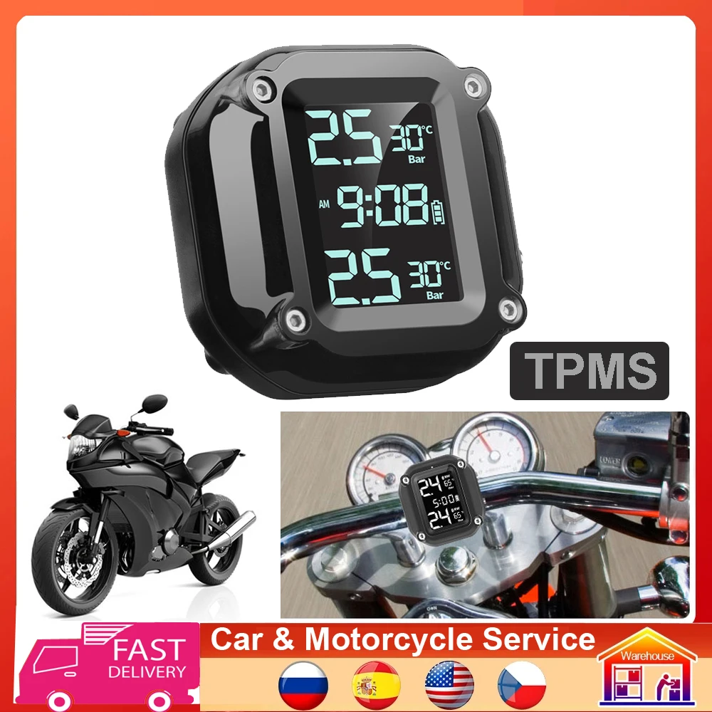 Система мониторинга давления в шинах мотоцикла TPMS с 2 внешними датчиками s ЖК-дисплей датчик температуры мотоцикла шины
Система мониторинга давления в шинах мотоцикла TPMS с 2 внешними датчиками s ЖК-дисплей датчик температуры мотоцикла шины