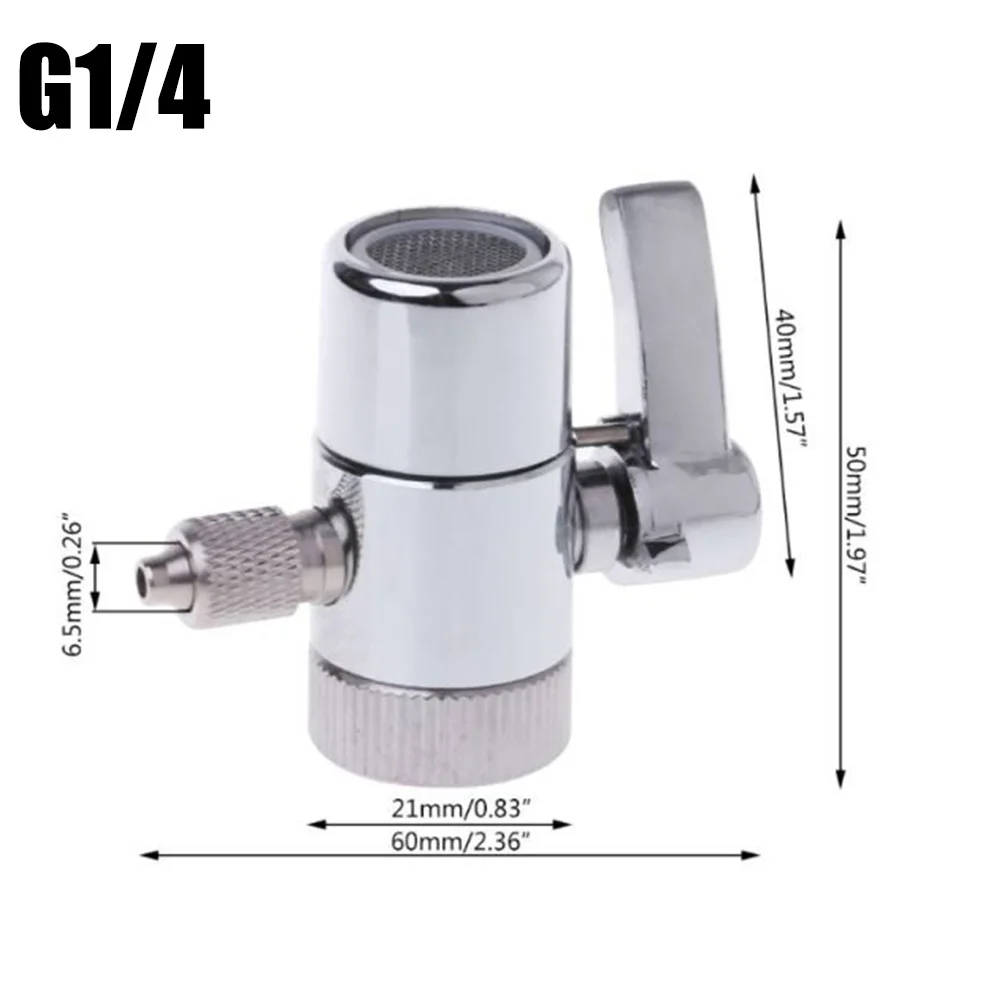 Faucet Adapter Water Divider Valve Counter Top Water Filter Switch G1/4 G2.5/8 G3/8 Tube Connector For Ro Water Purifier System
Faucet Adapter Water Divider Valve Counter Top Water Filter Switch G1/4 G2.5/8 G3/8 Tube Connector For Ro Water Purifier System