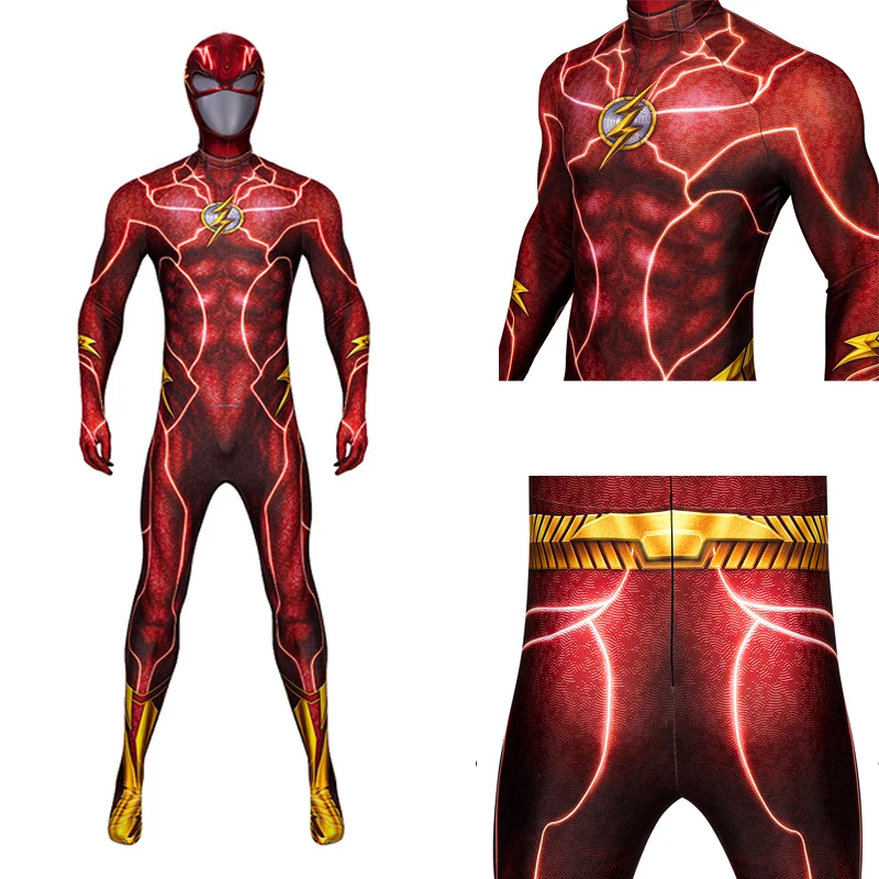 New Zentai Red Flash Barry Allen Cosplay Costume Customizable Adult Men Flash Cosplay Point Costume Red Jumpsuit with Headgear
New Zentai Red Flash Barry Allen Cosplay Costume Customizable Adult Men Flash Cosplay Point Costume Red Jumpsuit with Headgear