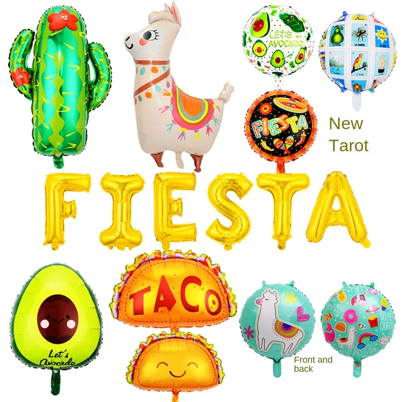 Tropical Hawaiian Mexican Party Decorative Alpaca Burrito Cactus Aluminum Balloon
Tropical Hawaiian Mexican Party Decorative Alpaca Burrito Cactus Aluminum Balloon