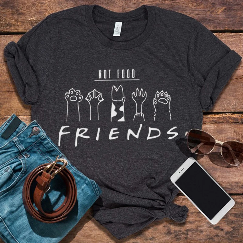 Friends Not Food Graphic Tees Women Vegan Woman Tshirts Plus Fashion Eat Plants Ladies Tops Gothic Be Kind Clothes Goth L L
Friends Not Food Graphic Tees Women Vegan Woman Tshirts Plus Fashion Eat Plants Ladies Tops Gothic Be Kind Clothes Goth L L