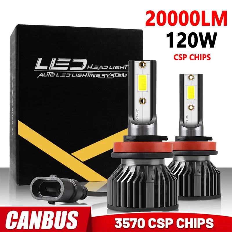 H4 LED Headlight 12000LM CSP Chip LED H7 H1 H11H8 H9 9005 9006 HB3 HB4 72W 4300K 6500K PTF Ice Bulbs Auto Turbo Fog Light 12V S6
H4 LED Headlight 12000LM CSP Chip LED H7 H1 H11H8 H9 9005 9006 HB3 HB4 72W 4300K 6500K PTF Ice Bulbs Auto Turbo Fog Light 12V S6