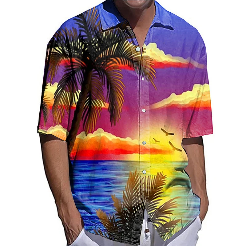 2022 Hawaiian Shirts 3d Print Coconut Tree Sunset Male Shirt Ocersize Tops Beach Male Clothes Men Clothes Cuban Collar Shirts
2022 Hawaiian Shirts 3d Print Coconut Tree Sunset Male Shirt Ocersize Tops Beach Male Clothes Men Clothes Cuban Collar Shirts