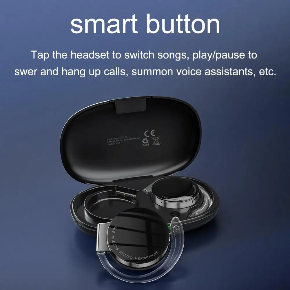 F2 Bluetooth Headset 5.0 Wireless Binaural Stereo Sports Hanging Ear ENC Noise Reduction Dual Microphone
F2 Bluetooth Headset 5.0 Wireless Binaural Stereo Sports Hanging Ear ENC Noise Reduction Dual Microphone