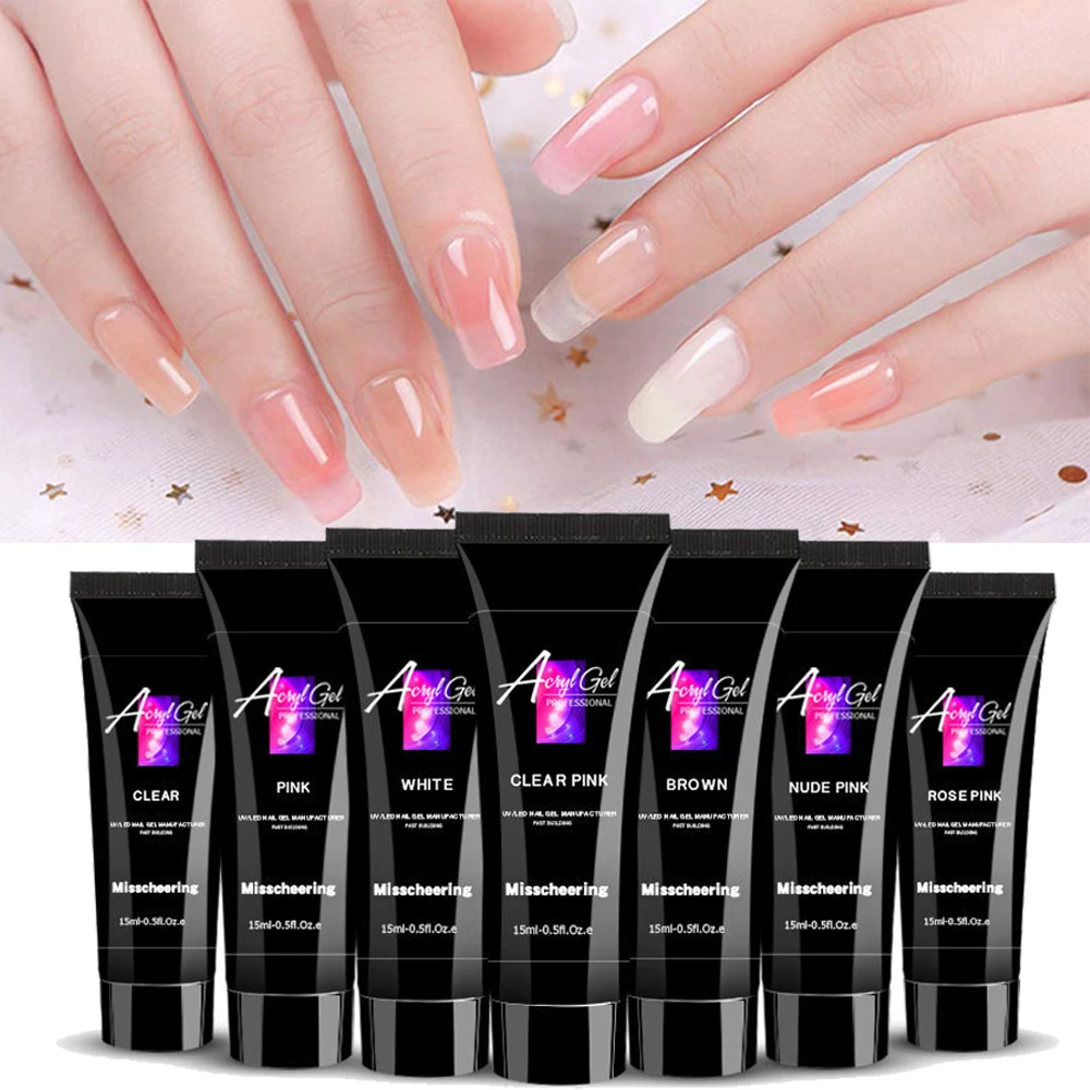 15ml Poly Nail Gel Set Builder 6W UV LED Lamp Full Manicure Nail Art Design Crystal Gel Nail Quick Extension Nails Tool Kit
15ml Poly Nail Gel Set Builder 6W UV LED Lamp Full Manicure Nail Art Design Crystal Gel Nail Quick Extension Nails Tool Kit
