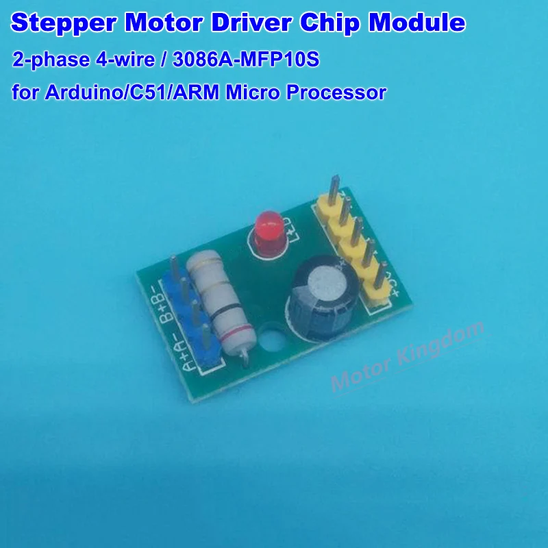 

DC 5V 2-phase 4-wire Micro Stepper Motor Control Module Mini Stepping Motor Controller Chip PCB Board for MCU Arduino C51 ARM