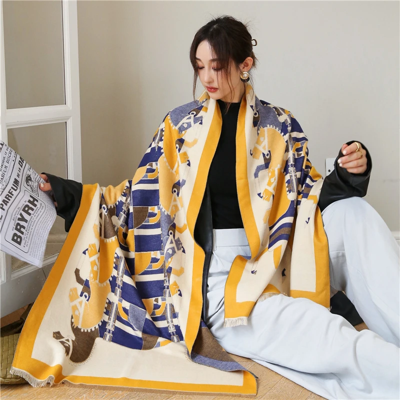 Popular 2022 Animal Warm Thick Winter Women Scarf Print Cashmere Pashmina Foulard Blanket Bufanda Shawl Designer Echarpe
Popular 2022 Animal Warm Thick Winter Women Scarf Print Cashmere Pashmina Foulard Blanket Bufanda Shawl Designer Echarpe