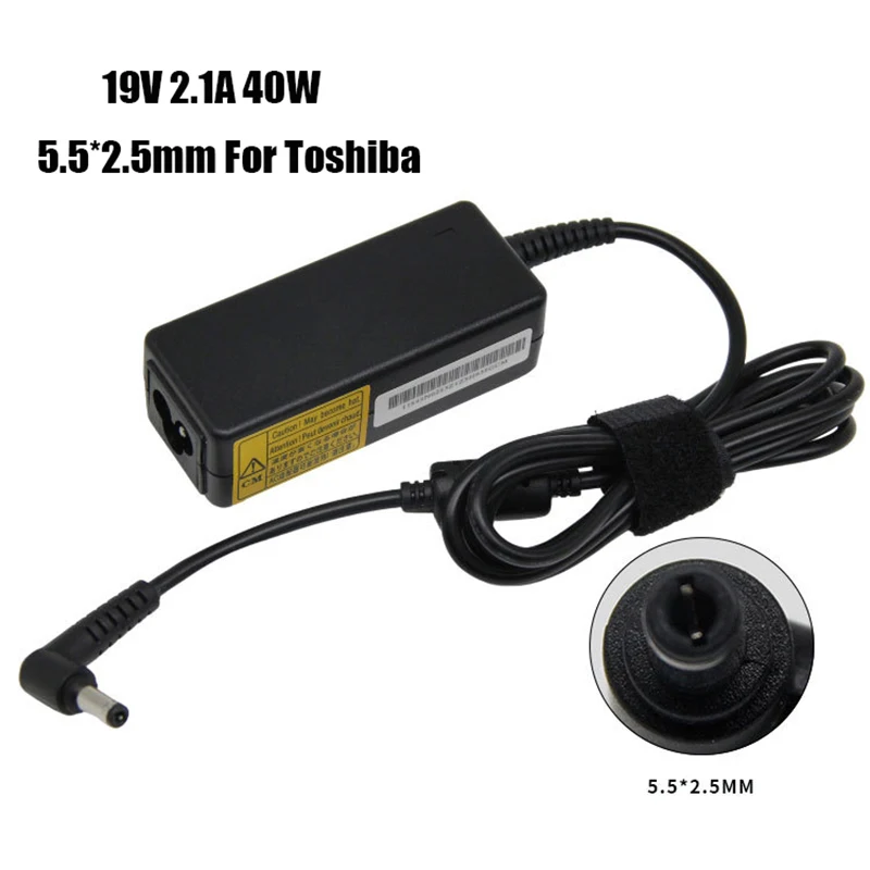 19V 2.1A 40W 5.5*2.5mm AC Laptop Charger Power Supply Adapter For Toshiba Adaptor Adaptador Conveter Transformer 19V2.1A
19V 2.1A 40W 5.5*2.5mm AC Laptop Charger Power Supply Adapter For Toshiba Adaptor Adaptador Conveter Transformer 19V2.1A