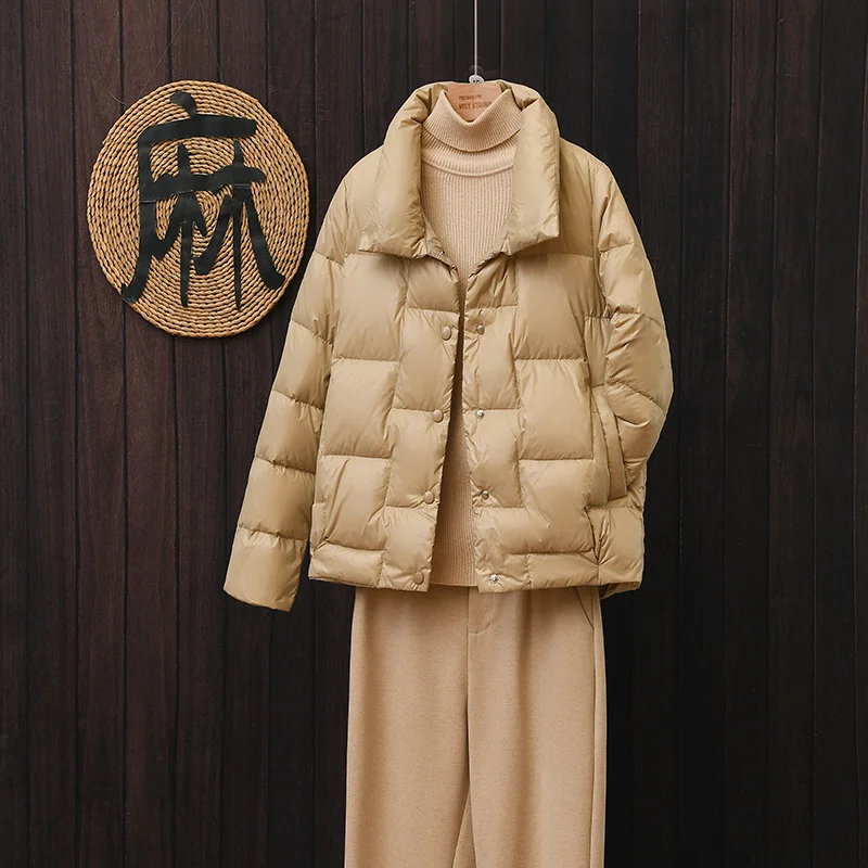Aoottii Winter Women Coats Autumn White Duck Down Jackets Famale Light Short Casual Praka Korean Style Chaquetas De Mujer 01476
Aoottii Winter Women Coats Autumn White Duck Down Jackets Famale Light Short Casual Praka Korean Style Chaquetas De Mujer 01476