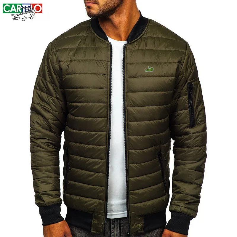 2022Embroidered CARTELO Winter Zipper Cardigan Round Neck Casual Men's Warm Foldable Lightweight Down Filled Foam Jacket Quilted
2022Embroidered CARTELO Winter Zipper Cardigan Round Neck Casual Men's Warm Foldable Lightweight Down Filled Foam Jacket Quilted