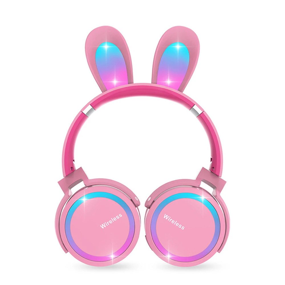 PM-05 Wireless Earphones RGB Rabbit Ears Headset Mic Cute Girls Music Headphone For Children's Gamer
PM-05 Wireless Earphones RGB Rabbit Ears Headset Mic Cute Girls Music Headphone For Children's Gamer