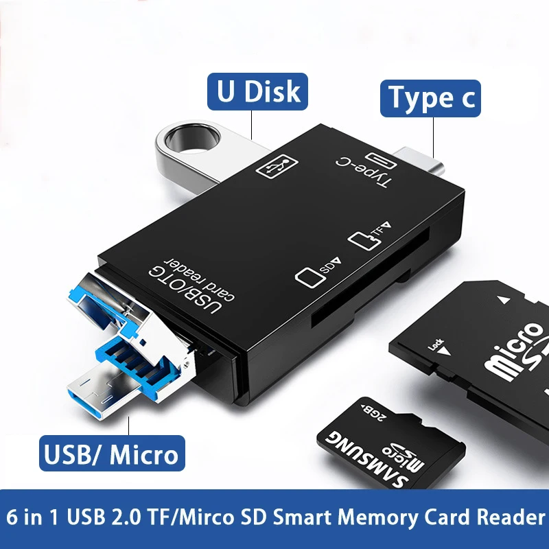 Memory 1 Drive In 2 2.0 For Laptop Flash 6 Cardreader Smart Reader Card In Tf/mirco Reader Card Portable 1 Card
Memory 1 Drive In 2 2.0 For Laptop Flash 6 Cardreader Smart Reader Card In Tf/mirco Reader Card Portable 1 Card