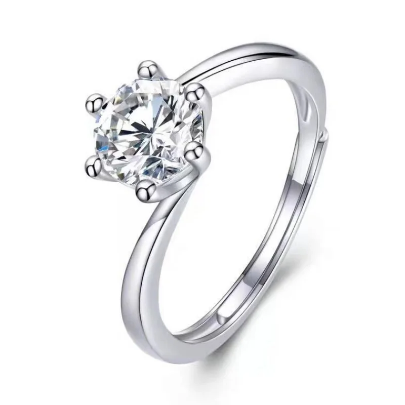 Disney 1Carat Diamond Ring Classic Korean Style Six-Claw Ring Female Zircon Ring Proposal Ring Couple Ring Birthday Gift Female
Disney 1Carat Diamond Ring Classic Korean Style Six-Claw Ring Female Zircon Ring Proposal Ring Couple Ring Birthday Gift Female