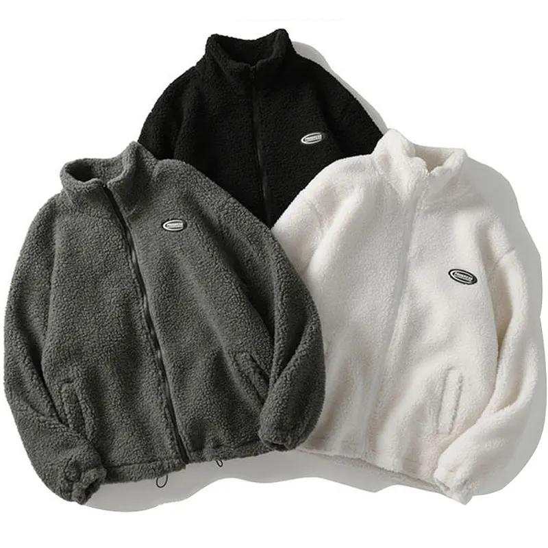 2022 Men's Winter Warm Fleece Jackets Solid Color Casual Loose Full Zipper Coats Men Harajuku Streetwear Hip Hop Fashion Outcoat
2022 Men's Winter Warm Fleece Jackets Solid Color Casual Loose Full Zipper Coats Men Harajuku Streetwear Hip Hop Fashion Outcoat