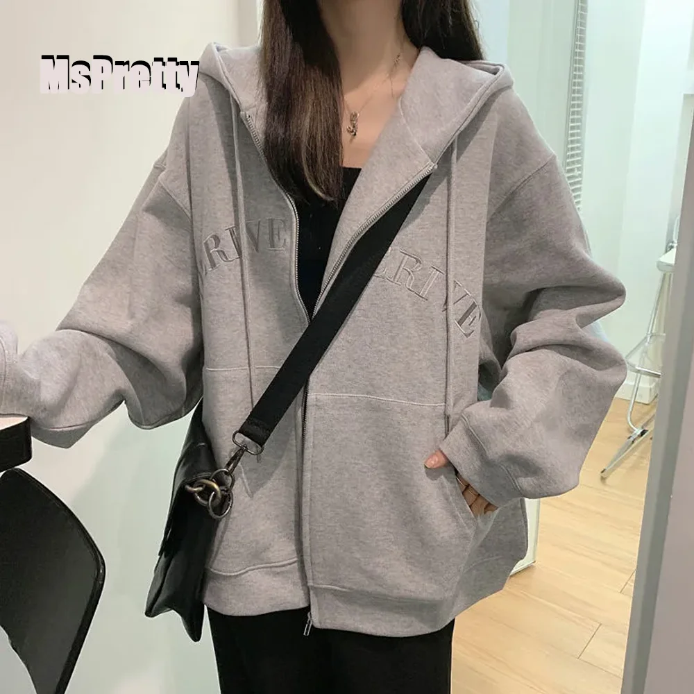 MsPretty Zip Up Y2k Hoodies Harajuku Couple Loose Oversized Sweatshirts Vintage Long Sleeve Teen Hooded Sweatshirt Zipper Coats
MsPretty Zip Up Y2k Hoodies Harajuku Couple Loose Oversized Sweatshirts Vintage Long Sleeve Teen Hooded Sweatshirt Zipper Coats